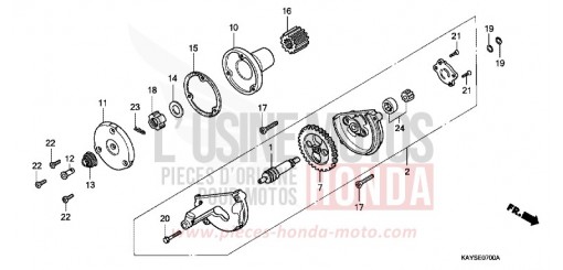 OIL PUMP NX125S de 1995